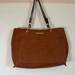 Steve Madden Tan Faux Leather shoulder bag /  Tote